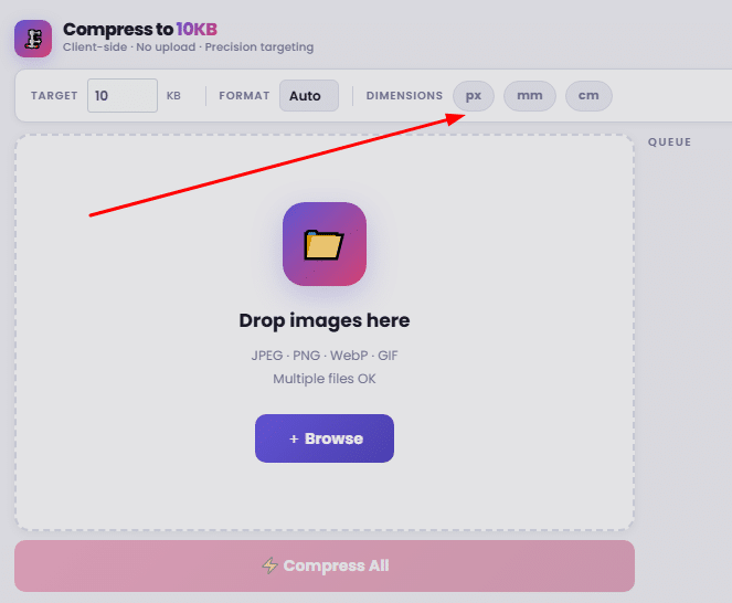 Step 3 — Set Dimensions (Optional)