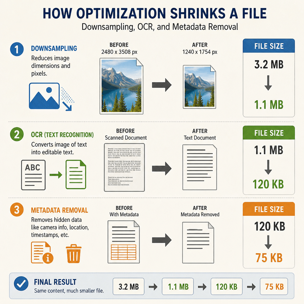Compress PDF 200KB